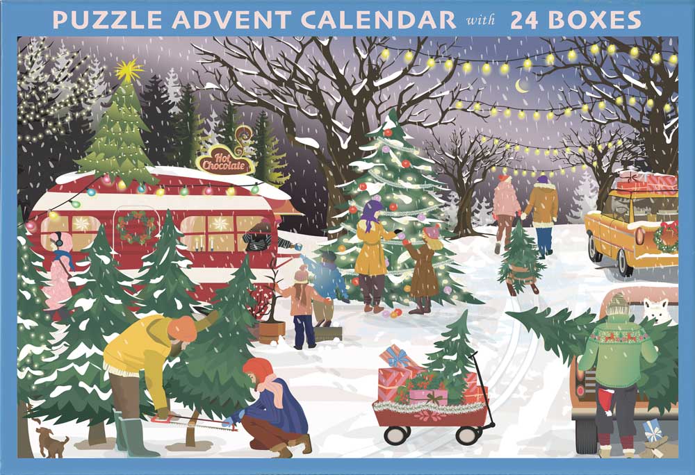 Puzzel Adventkalender 1000st