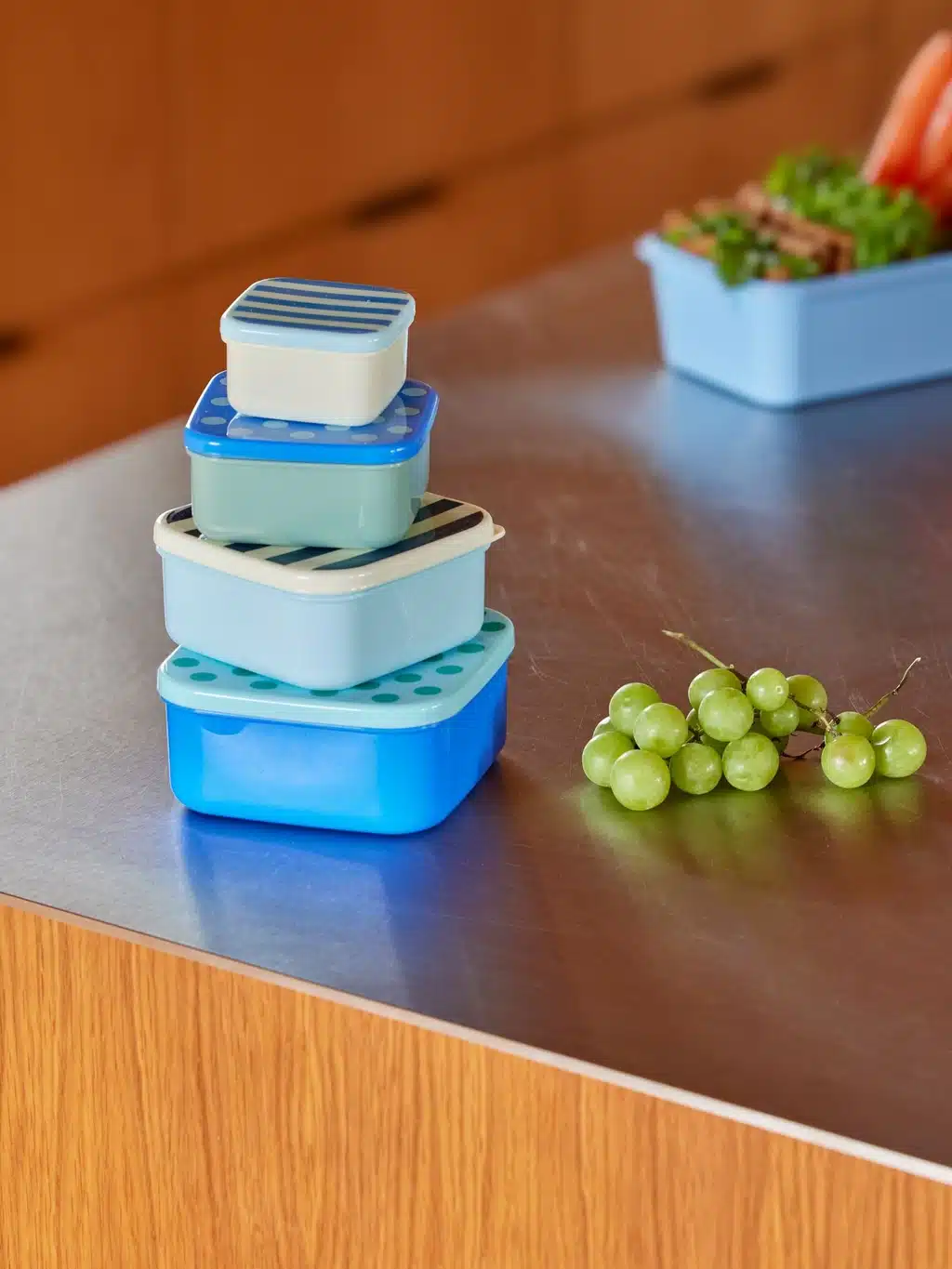 Set van 4 foodboxes vierkant