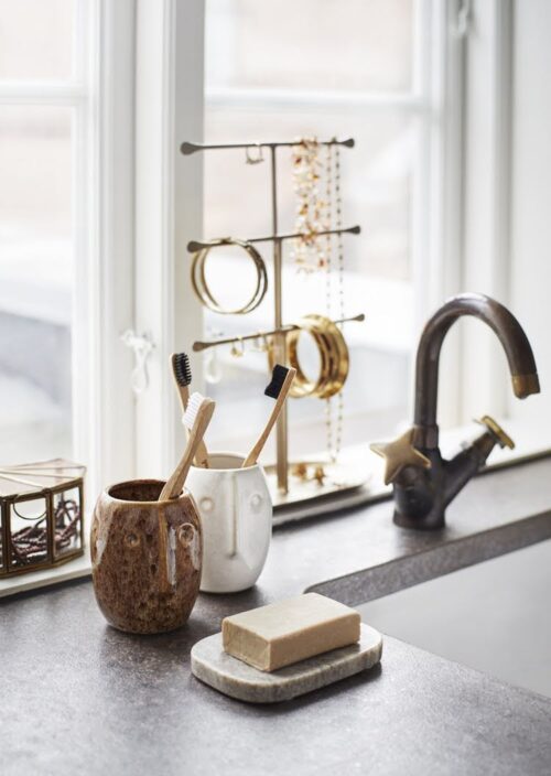 Sieradenrek Handgesmeed Brass 3 laags