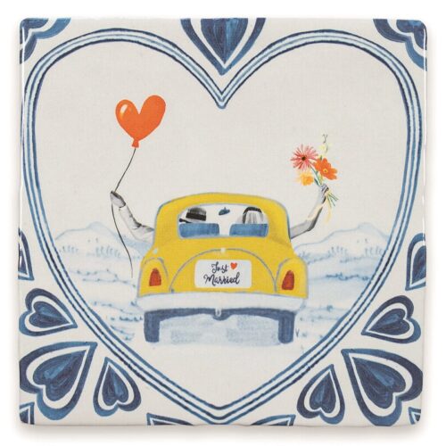 Storytile Just married, off we go!