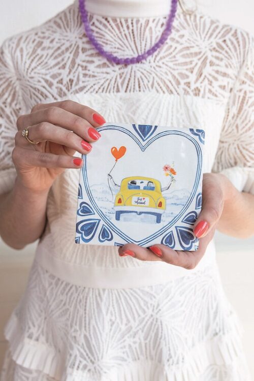 Storytile Just married, off we go!