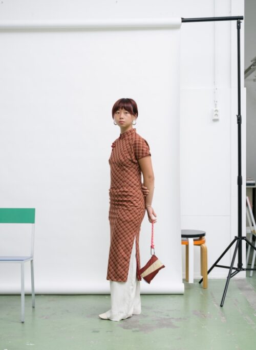 Susan Bijl Kumihimo Keychain Tone & TV Yellow