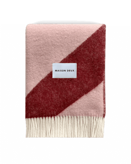 Swirl Plaid Roze Bordeaux