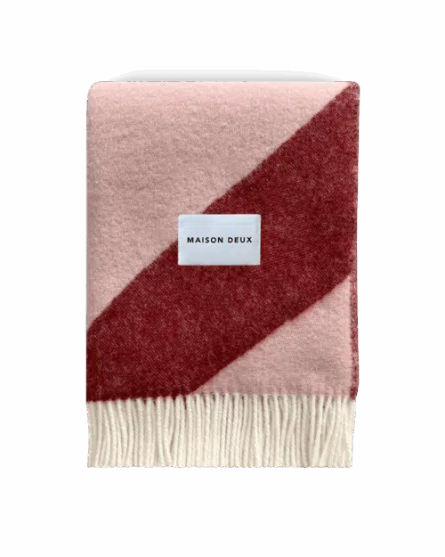 Swirl Plaid Roze Bordeaux