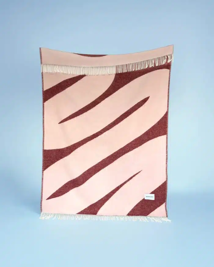 Swirl Plaid Roze Bordeaux
