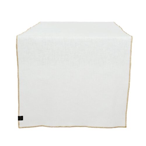 Tafelloper Verone Blanc 160cm