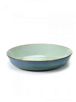 Terres de Rêves diep bord S light blue