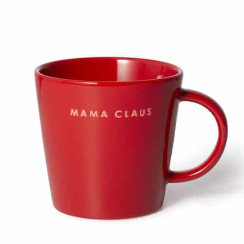 Theekop Mama Claus Rood