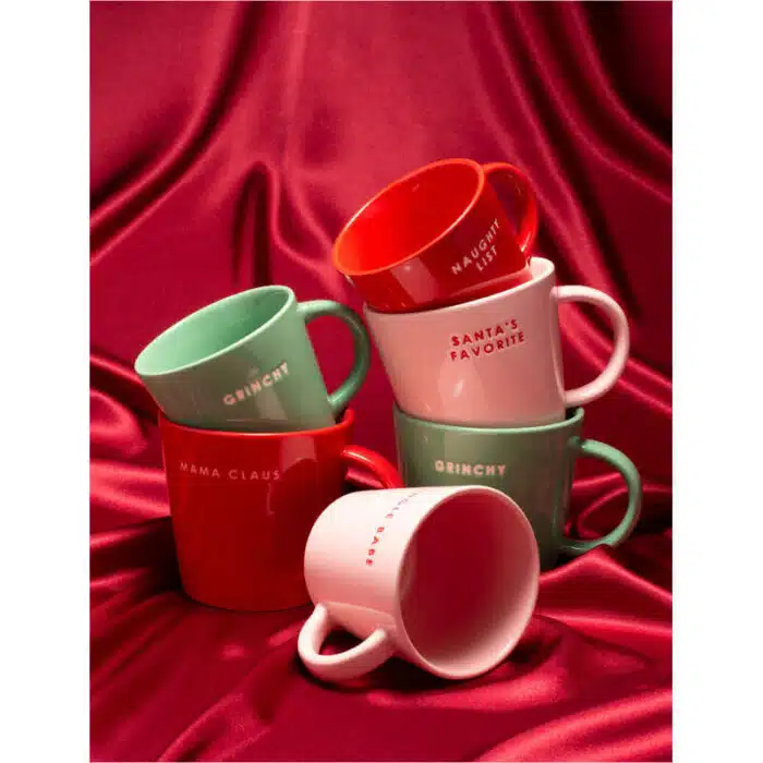 Theekop Santa's Favorite Roze