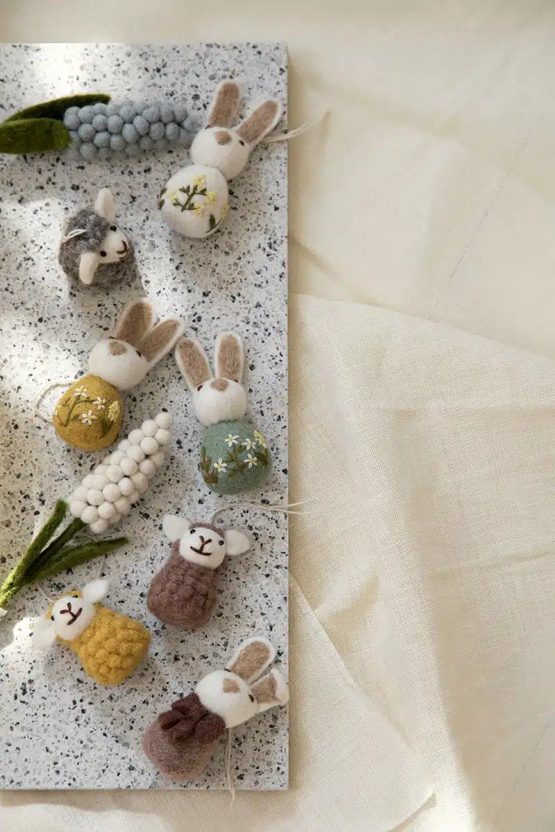 Vilten hanger Schaap Lavender