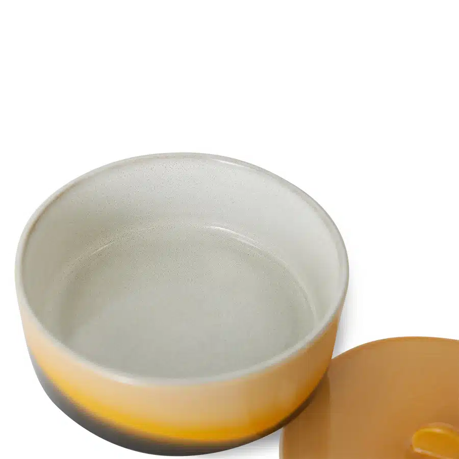 70's ceramics BonBon Bowl sunshine