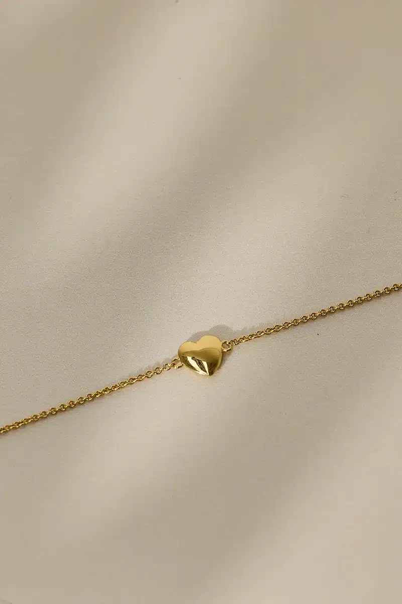 Armband Heart verguld
