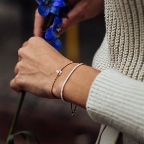 Armband One Row Pearl