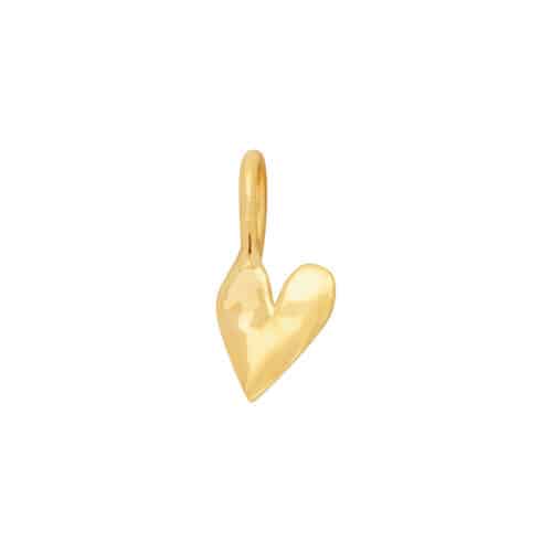 Bedel Hammered Heart Gold