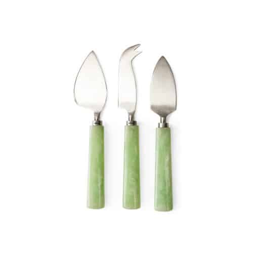 Cheese Knives Sage set/3