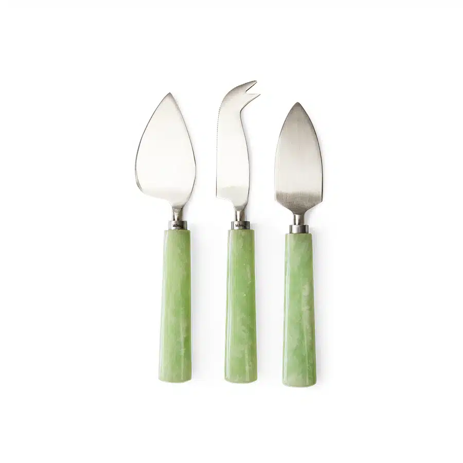 Cheese Knives Sage set/3