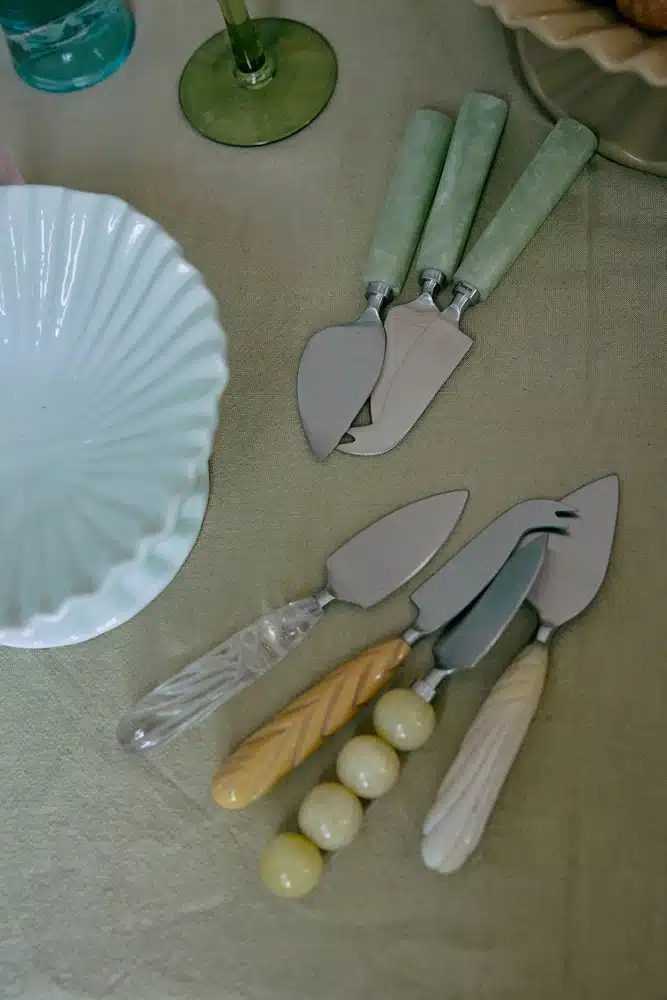 Cheese Knives set/3 Cream