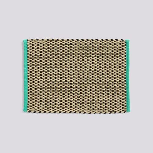 Deurmat Zand groen bies