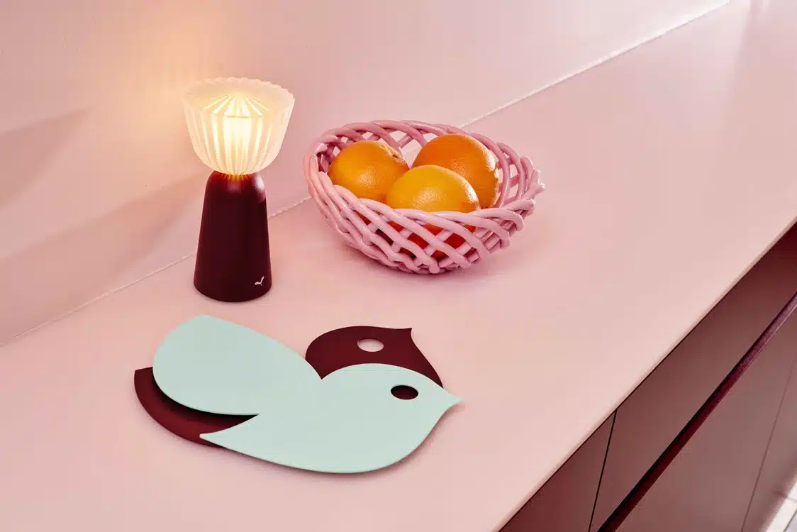 Fermob lamp Swiing black cherry