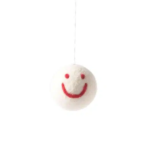 Hanger vilt smiley white