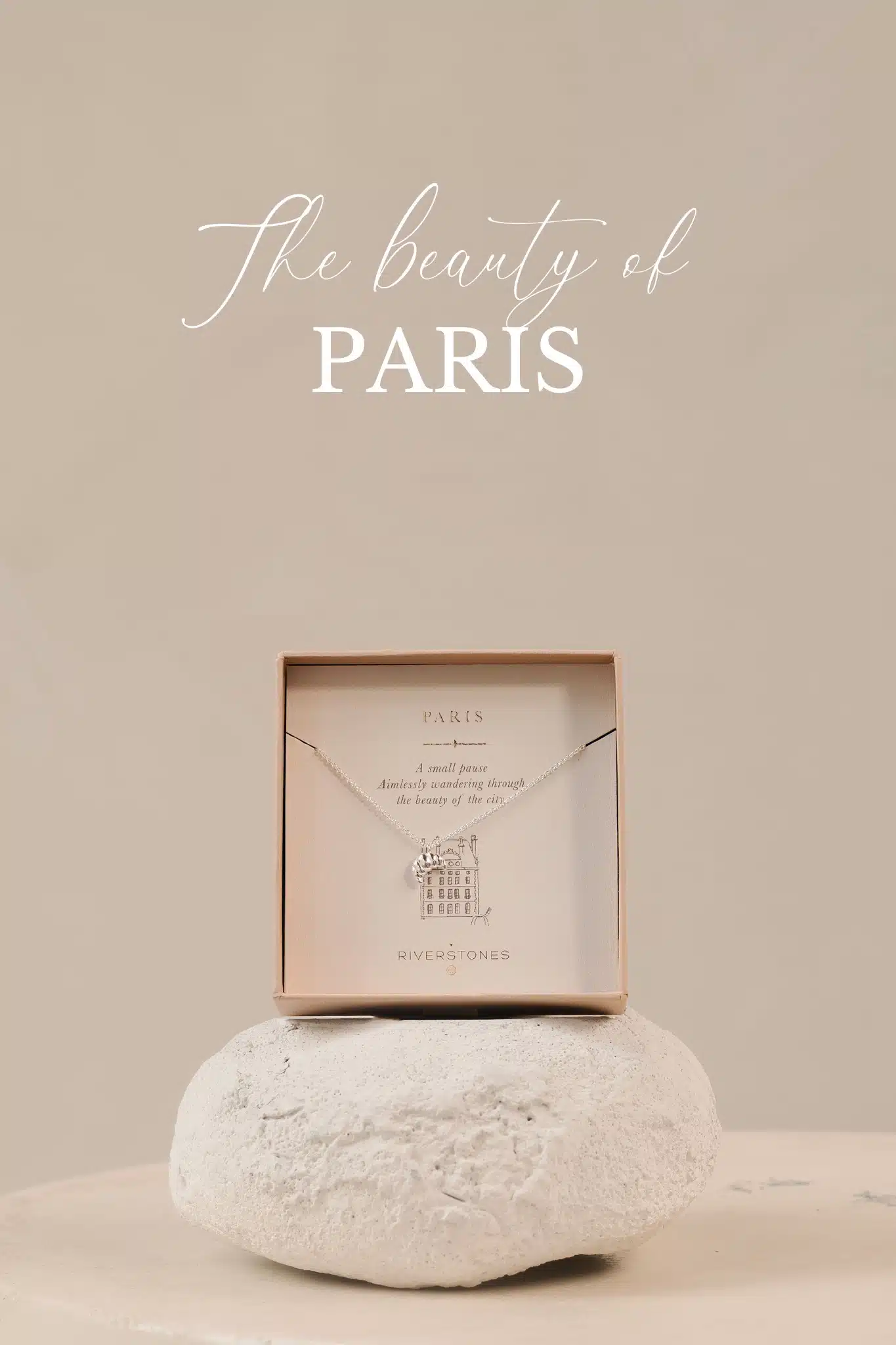 Ketting Croissant Zilver