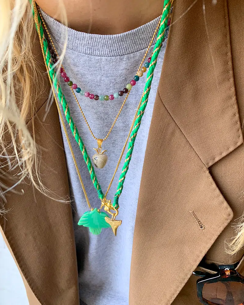 Ketting Tourmaline stenen