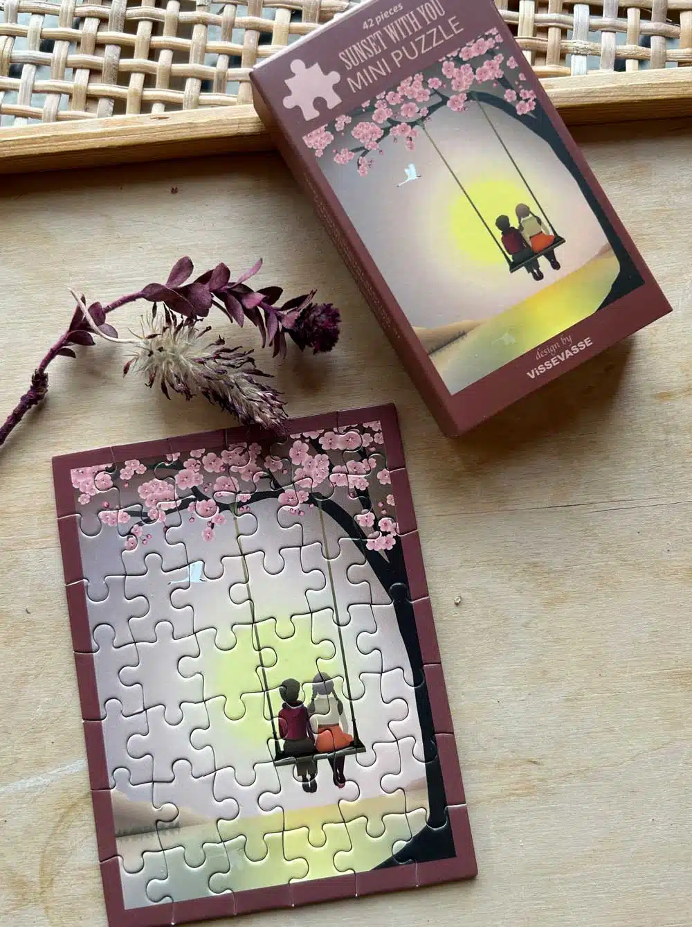 Mini Puzzel Sunset with you