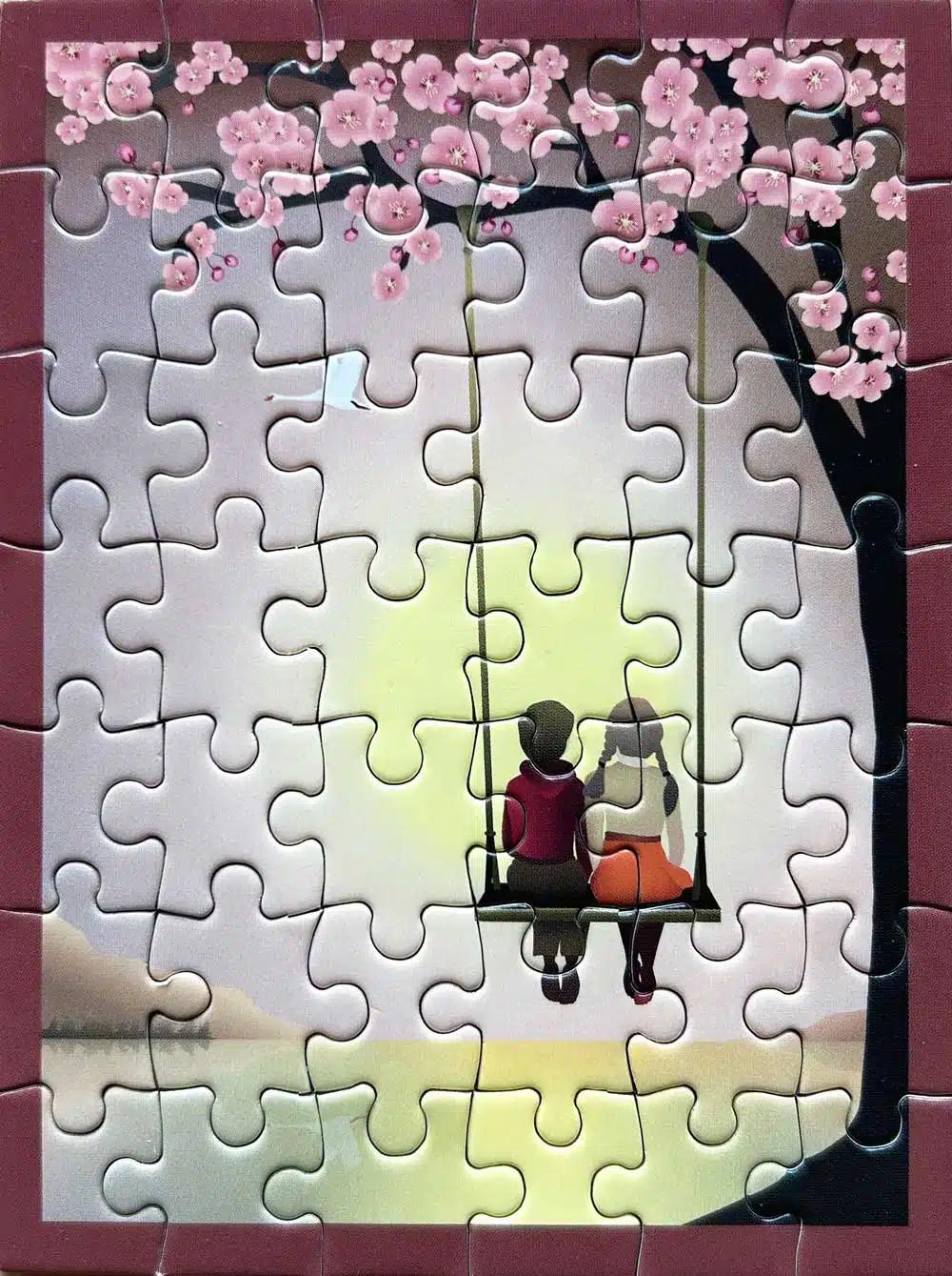 Mini Puzzel Sunset with you
