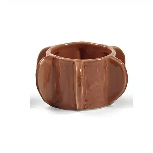 Molly Tealight Holder Glazed Terra