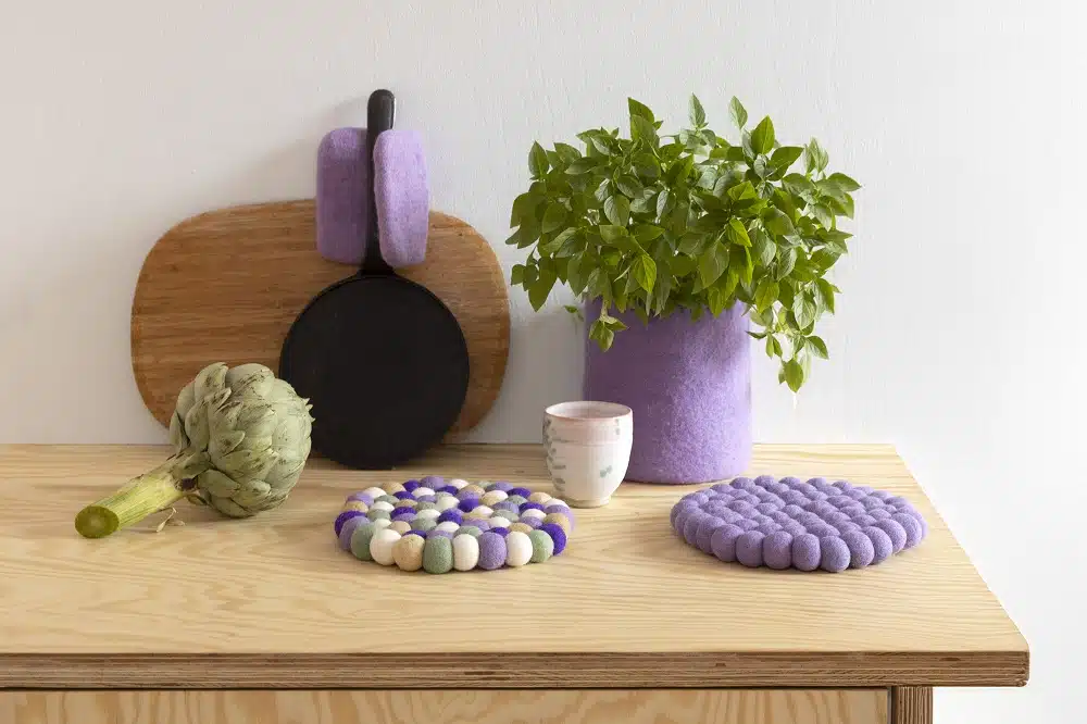 Onderzetter Vilt rond Provence