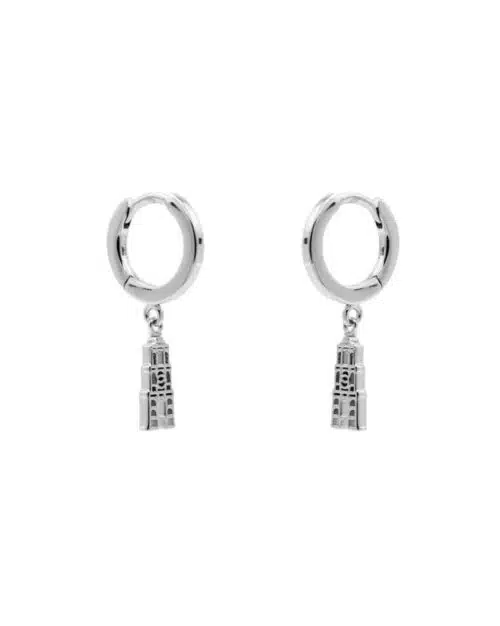 Oorbellen Domtoren Utrecht zilver