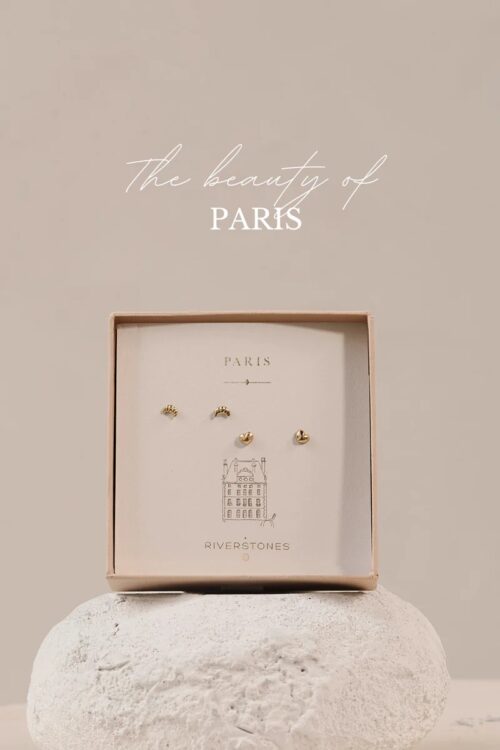 Oorbellen Studs set/4 Bonjour Amour