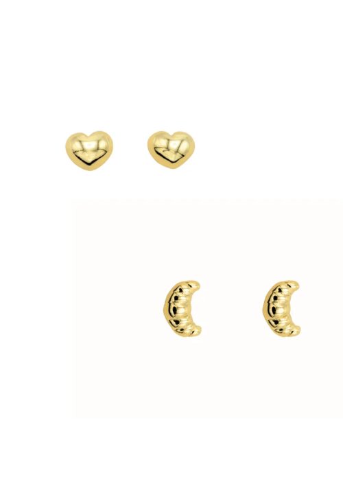 Oorbellen Studs set/4 Bonjour Amour