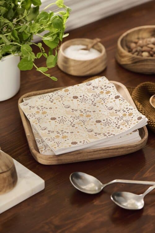 Servetten Autumn Flowers