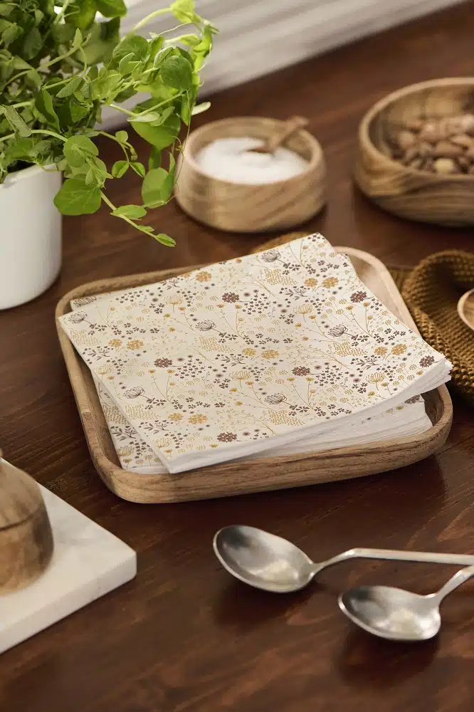 Servetten Autumn Flowers