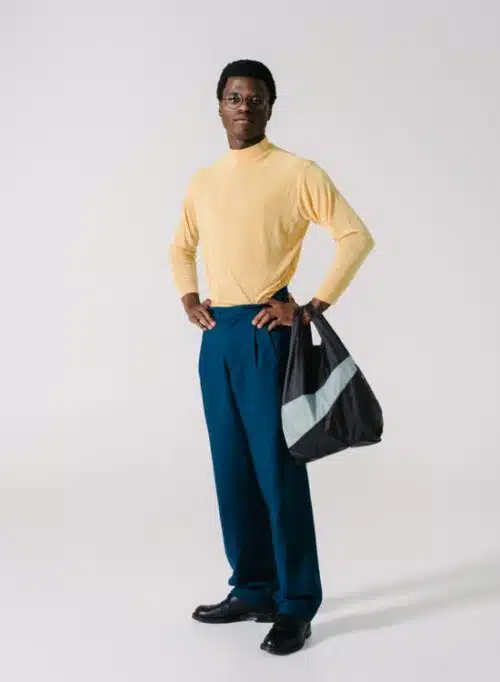 Shopping Bag M Black & Grey