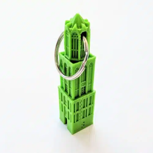 Sleutelhanger Dom groen 3D