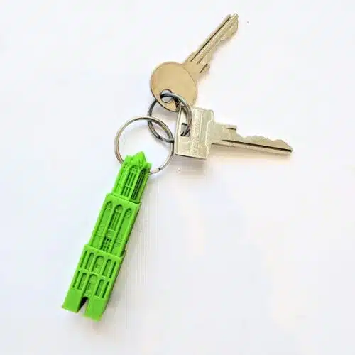 Sleutelhanger Dom groen 3D