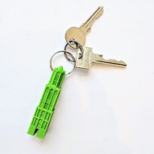 Sleutelhanger Dom groen 3D