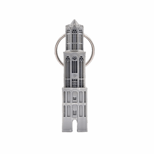 Sleutelhanger Dom Mini 3D Zilver