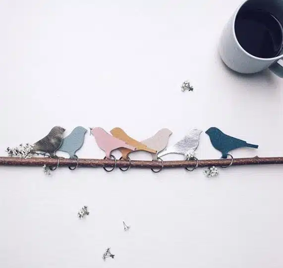 Sleutelhanger Mini Tweet Powder Pink