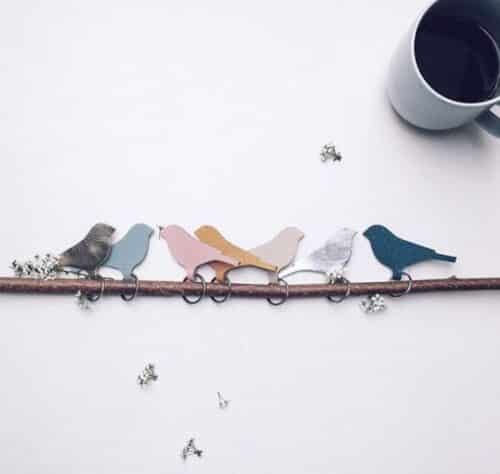 Sleutelhanger Mini Tweet Powder Pink