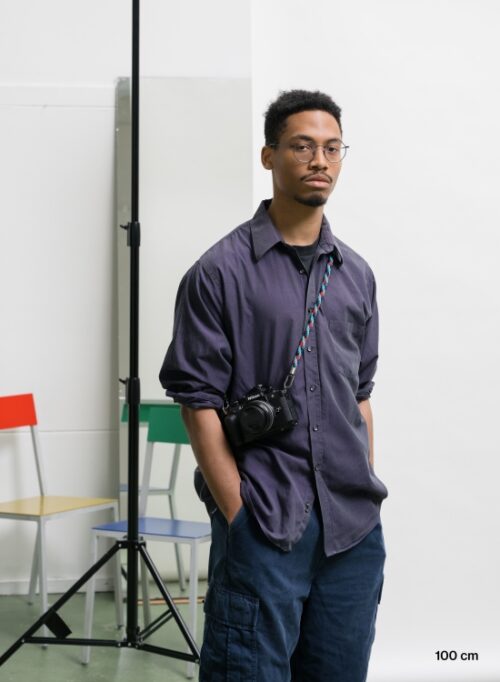 Susan Bijl The New Strap Kumihimo long Water & Red Alert