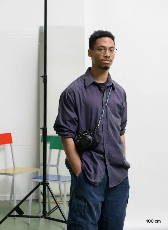 Susan Bijl The New Strap Kumihimo long Water & Red Alert