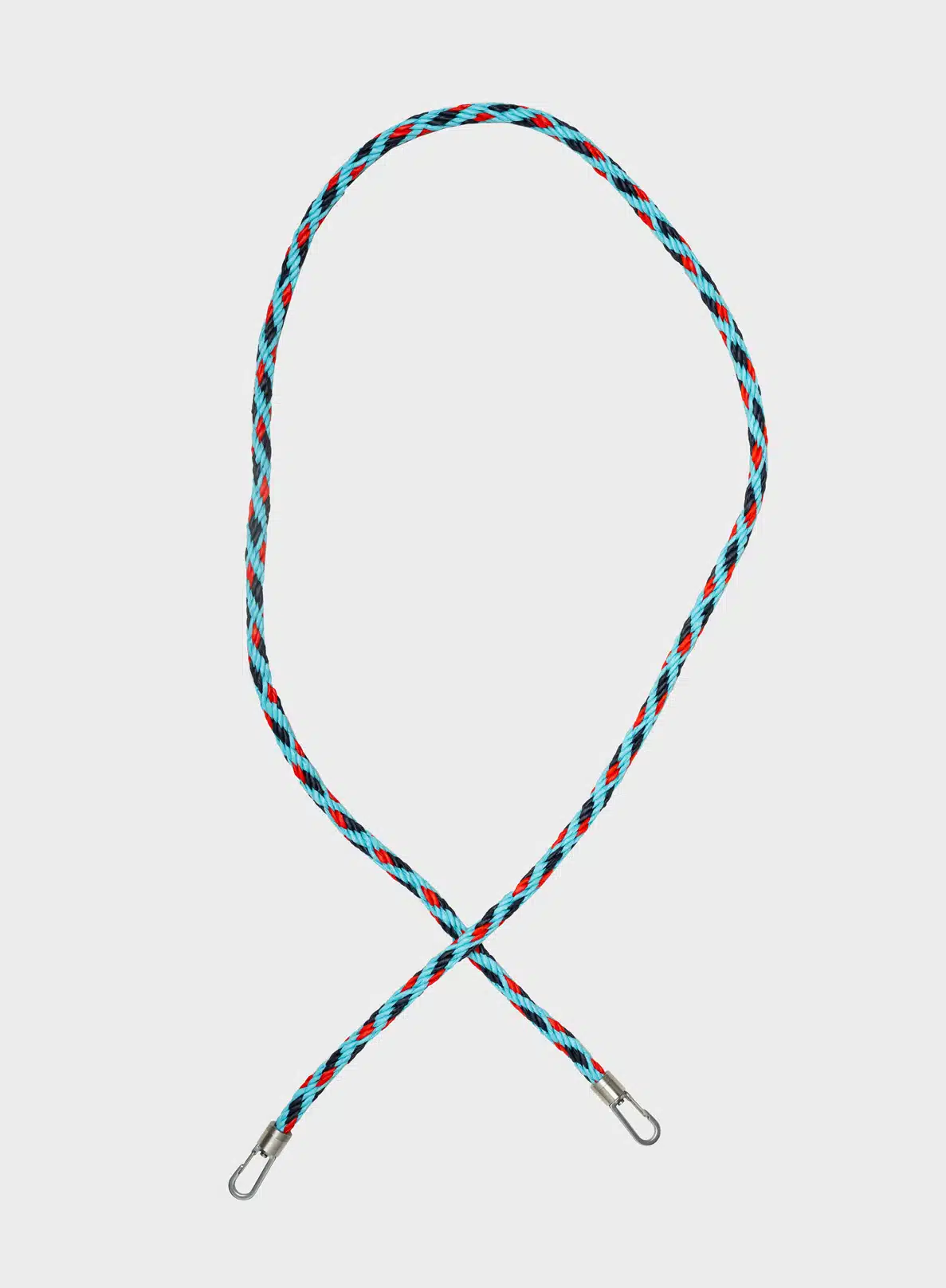 Susan Bijl The New Strap Kumihimo long Water & Red Alert