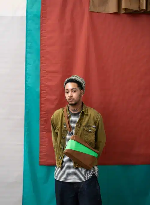 The New Bum Bag Medium Hazel&Greenscreen