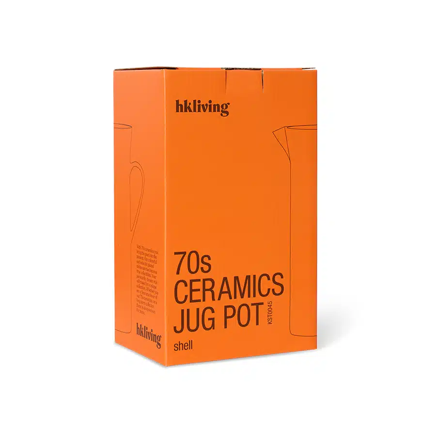 70's ceramic Jug Shell