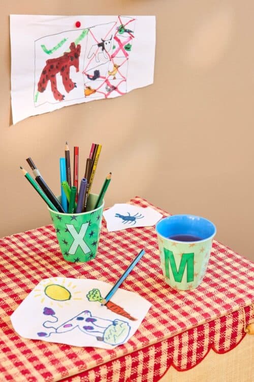 Alfabet beker M Stars