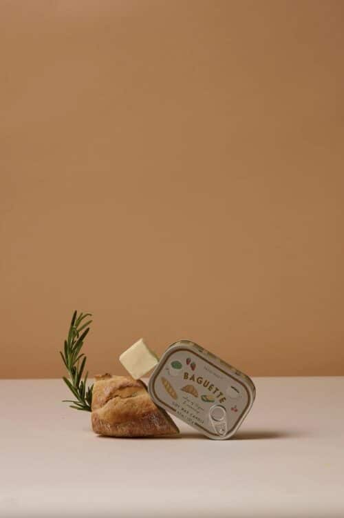 Bistro kaars in blik French Baguette