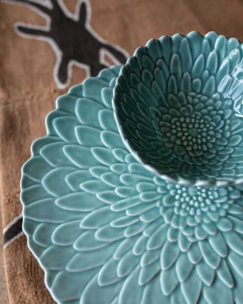 Bordallo Bloom Bowl Ice Blue